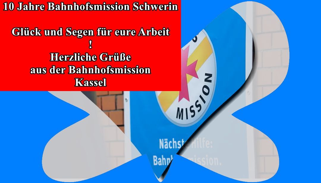 „Kirche an einem anderen Ort“ – 10 Jahre Bahnhofsmission Schwerin